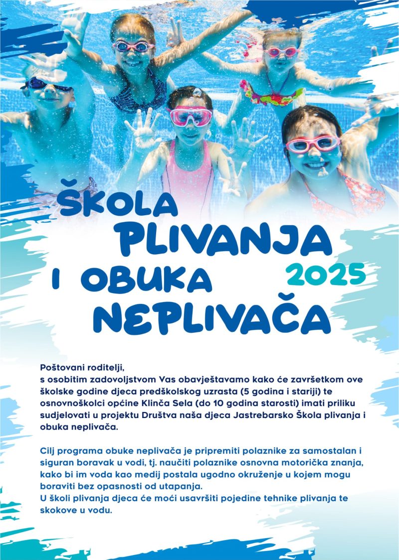 Škola plivanja i obuka neplivača 2025