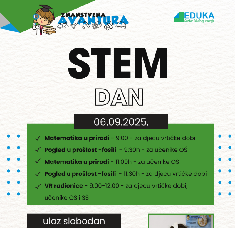 STEM DAN U SKLOPU DANA OPĆINE KLINČA SELA – 06.09.2025.