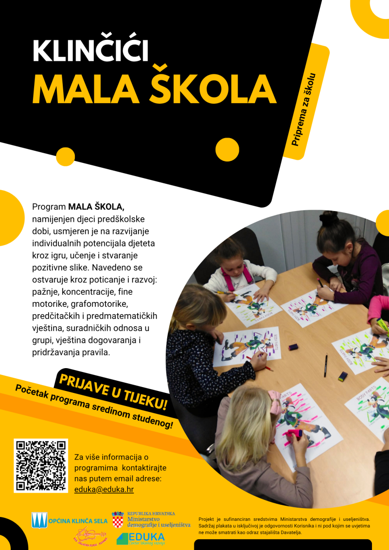 KLINČIĆI – Mala škola