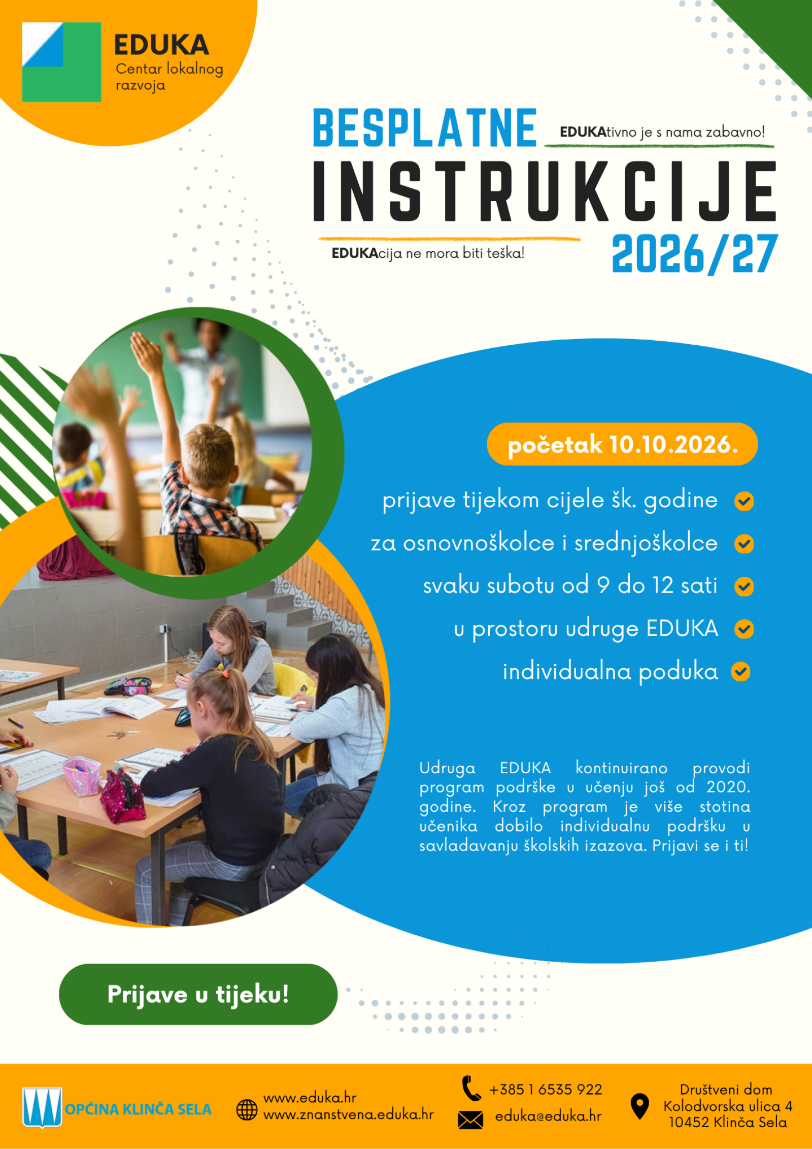 Instrukcije 2026/27
